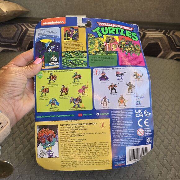 Teenage Mutant Ninja Turtles - Baxter Stockman - FLY Playmates Figure NEW - Picture 3 of 6